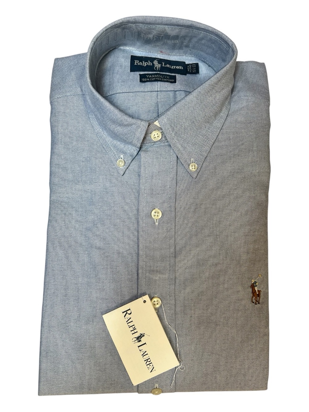 Ralph Lauren CLASSIC Light Blue Button-Down Oxford Shirt